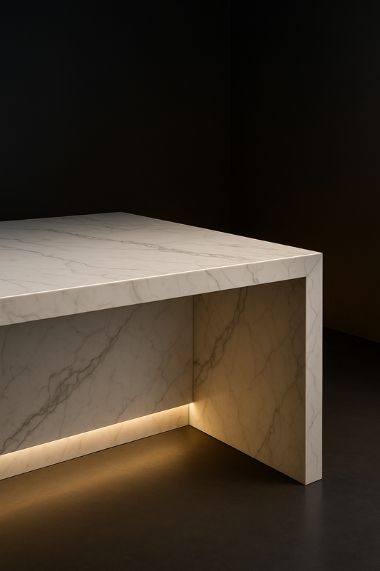 Dune Waterfall-Edge Worktop by Satguru Creations