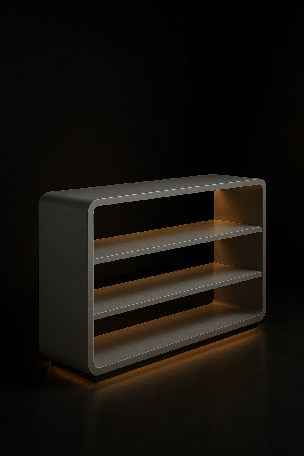 Solace Console Bookshelf by Satguru Creations