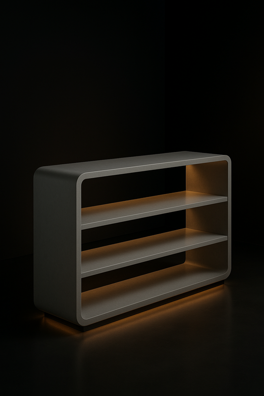 Solace Console Bookshelf by Satguru Creations