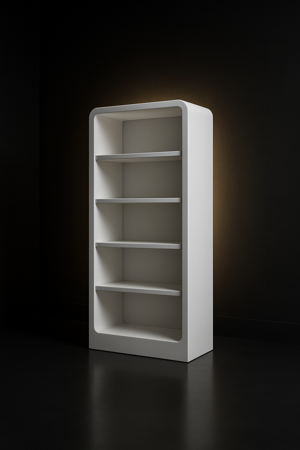 Crescent Freestanding Bookcase by Satguru Creations
