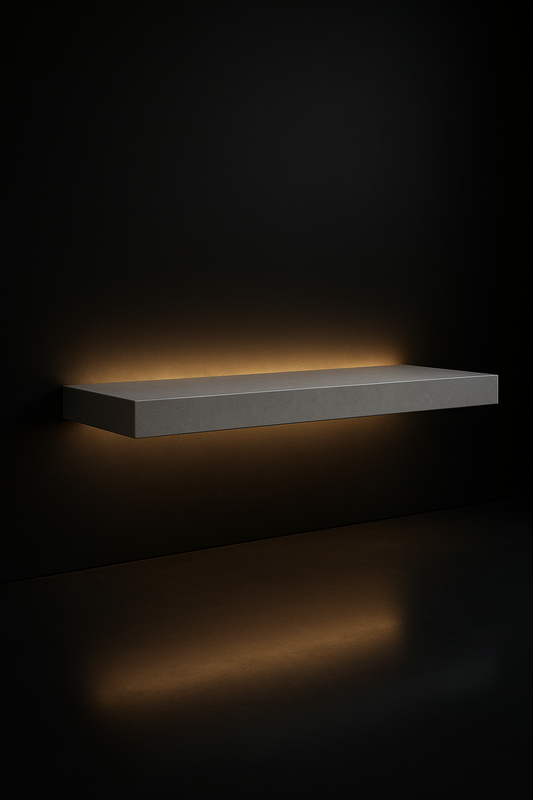 Noir Floating Wall Shelf by Satguru Creations