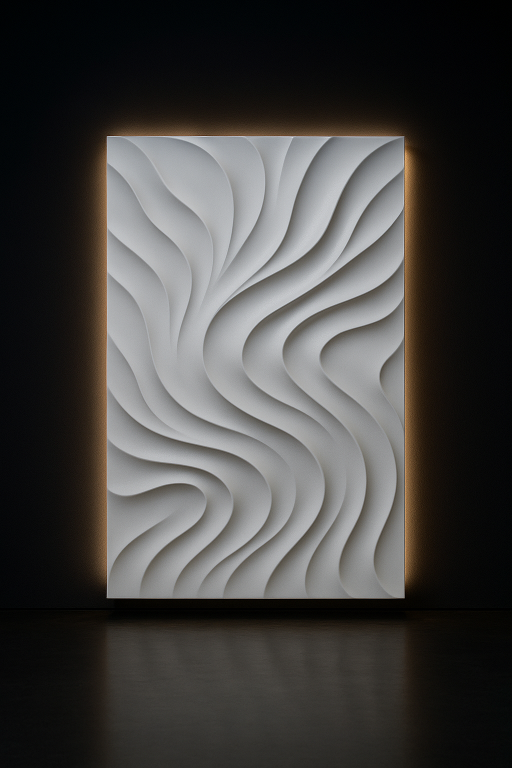 Monolith 3D CNC-Carved Wall Panel by Satguru Creations