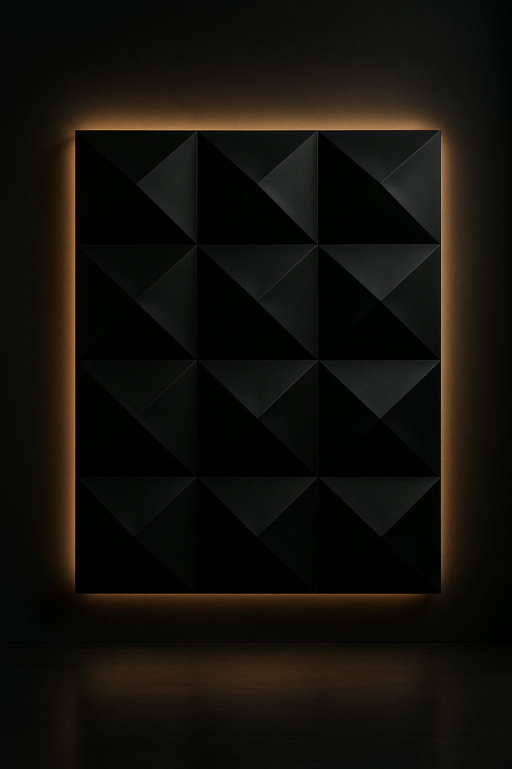 Eclipse Geometric Relief Wall Panel by Satguru Creations