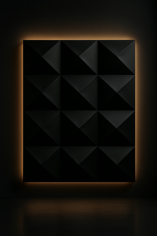 Eclipse Geometric Relief Wall Panel by Satguru Creations