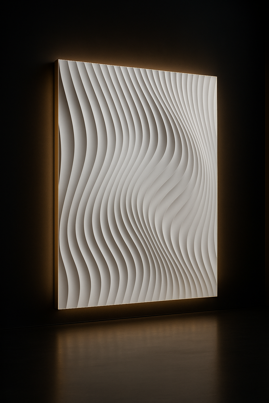 Pearl Parametric Wave Wall Panel by Satguru Creations
