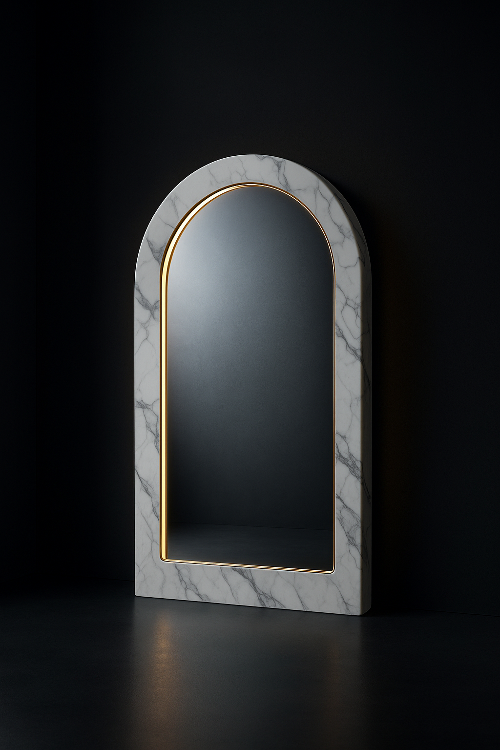 Dune Arched Statement Mirror by Satguru Creations