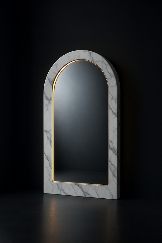 Dune Arched Statement Mirror by Satguru Creations