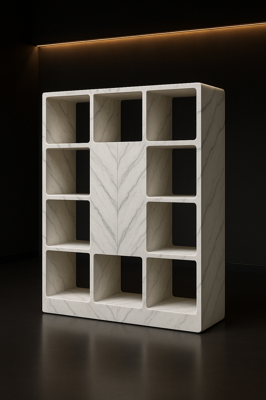 Meridian Room-Divider Bookshelf by Satguru Creations