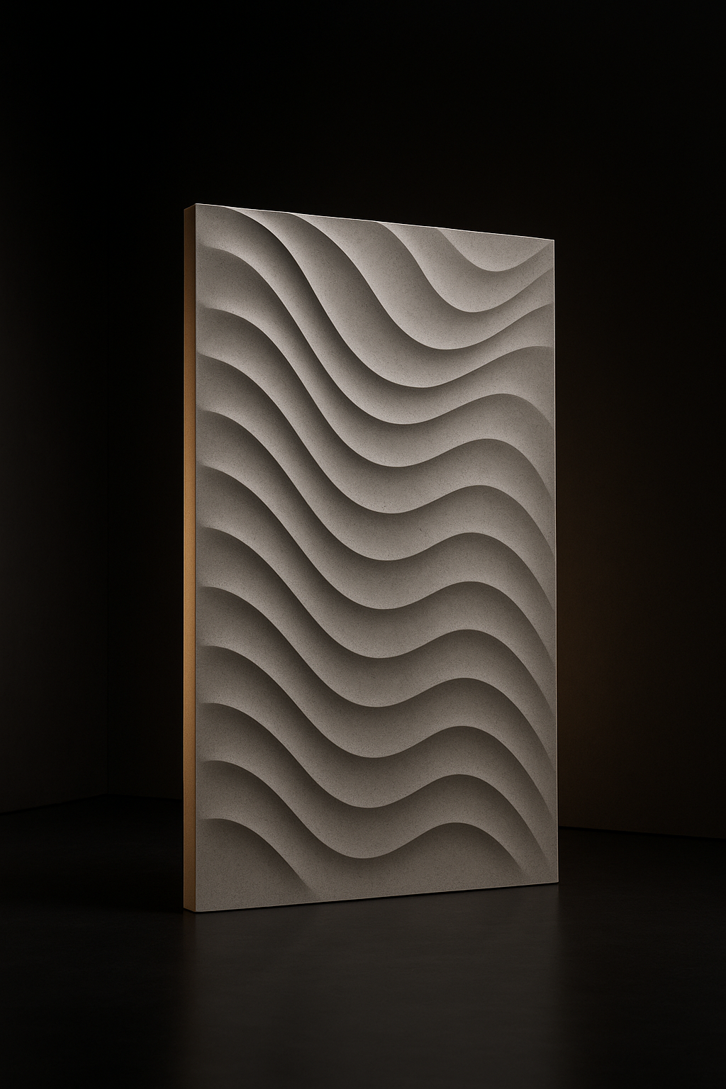 Solace 3D CNC-Carved Wall Panel by Satguru Creations