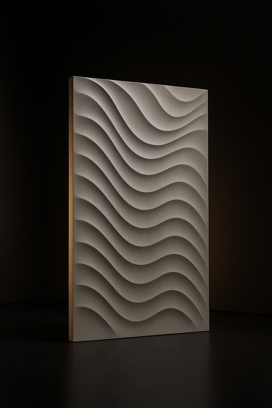 Solace 3D CNC-Carved Wall Panel by Satguru Creations