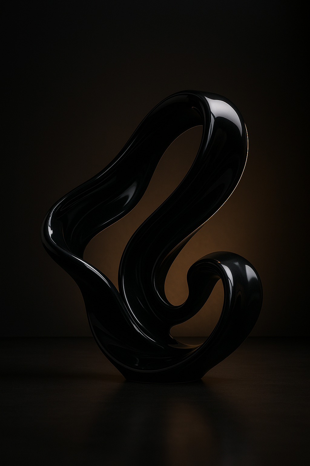Calibre Flowing Abstract Sculpture by Satguru Creations