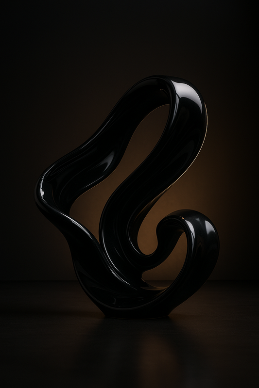 Calibre Flowing Abstract Sculpture by Satguru Creations