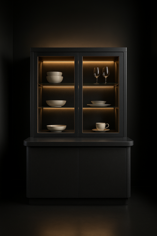 Serra Crockery Unit With Counter by Satguru Creations