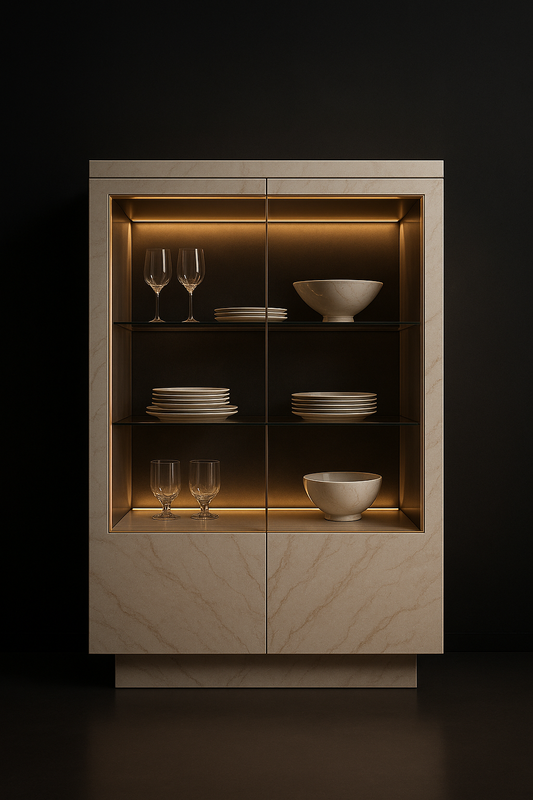 Aether Dining Display Cabinet by Satguru Creations