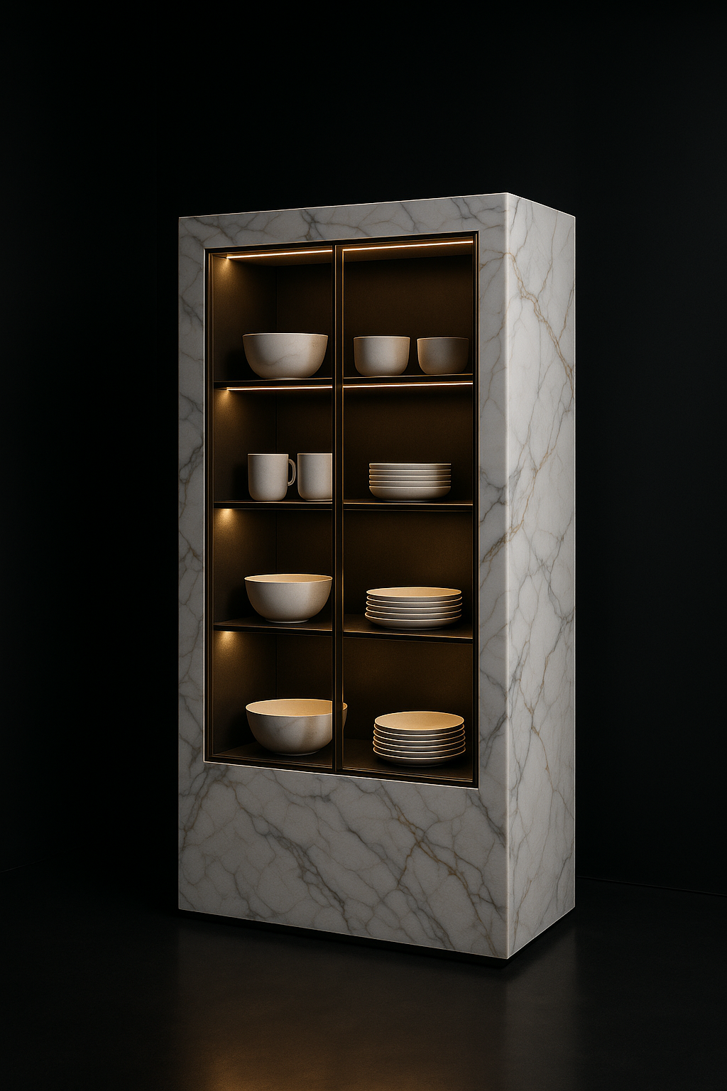 Dune Floor-Standing Crockery Cabinet by Satguru Creations