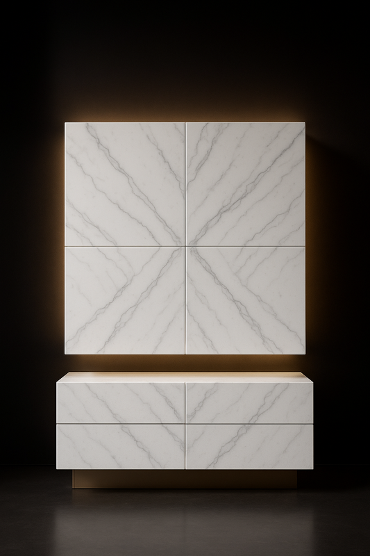 Meridian Wall And Base Crockery Unit by Satguru Creations