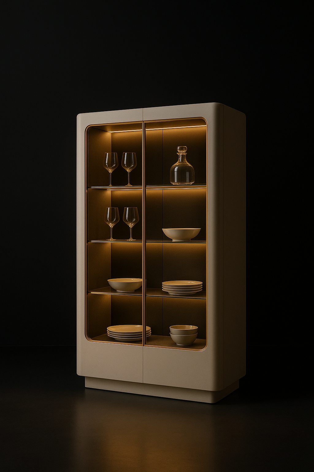 Glacier Dining Display Cabinet by Satguru Creations
