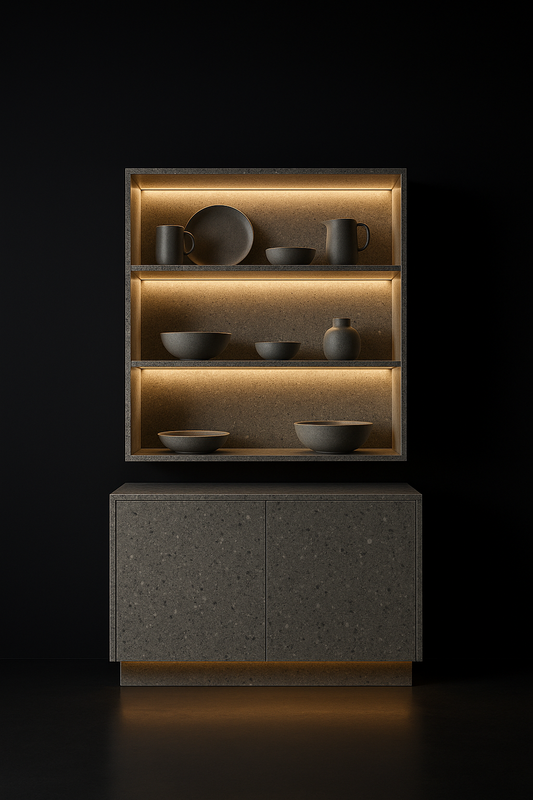 Sable Wall And Base Crockery Unit by Satguru Creations